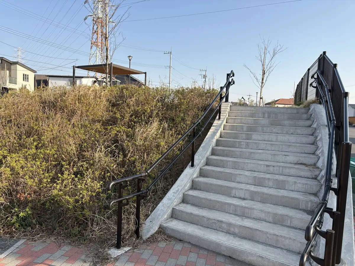 公園入口階段